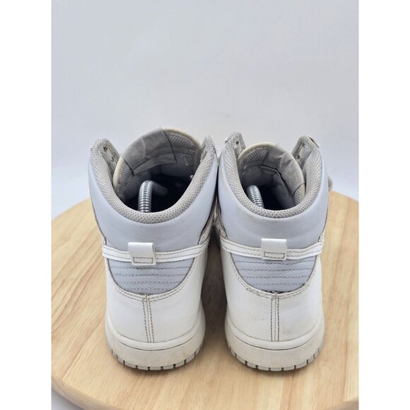 Nike Dunk High Summit White Football Grey (GS) Shoes Sz 7Y DB2179-107 - Picture 4 of 9